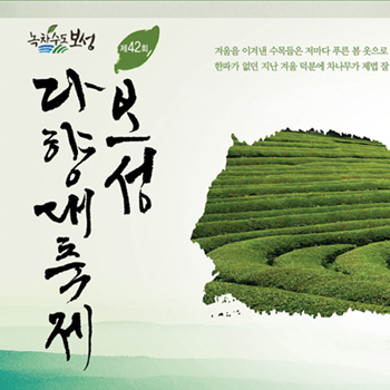 보성다향대축제 캘리그라피 - 브랜딩 포트폴리오