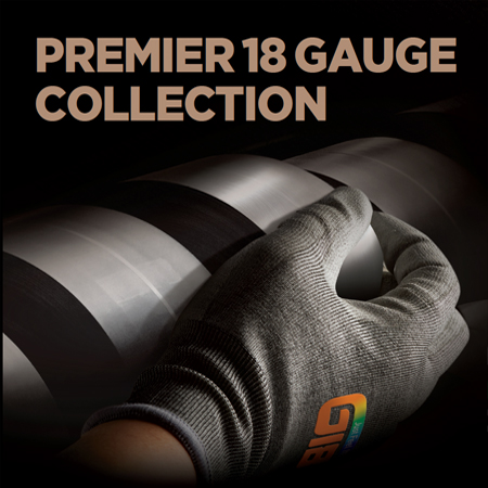 PREMIER 18 GAUGE 컬렉션 브로슈어 - 인쇄제작물 포트폴리오