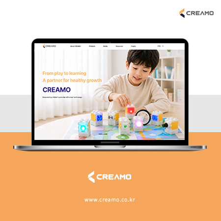 CREAMO 홈페이지 - 웹사이트, 웹개발 포트폴리오