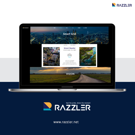 RAZZLER 홈페이지 - 웹사이트, 웹개발 포트폴리오