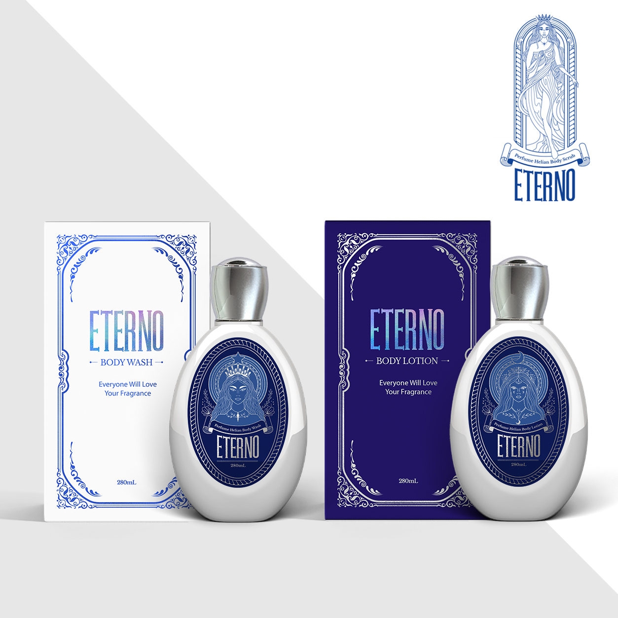 ETERNO 바디워시·로션 패키지 디자인 - 패키지 포트폴리오