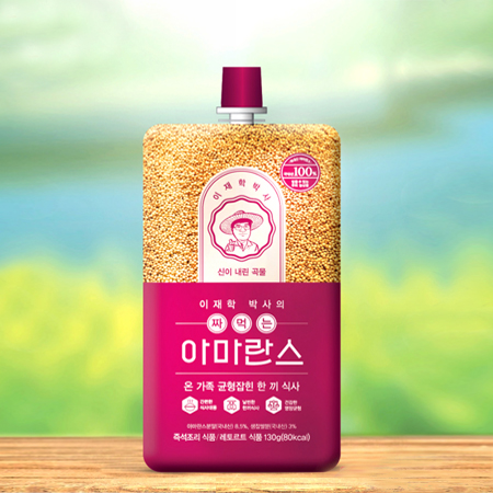 이제학 박사 아마란스 곡물 파우치 패키지 디자인 - 패키지 포트폴리오