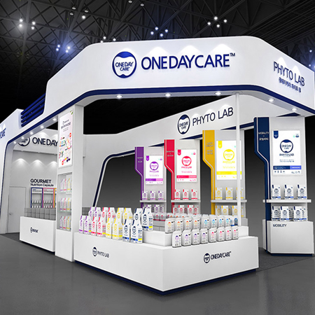 ONEDAYCARE PHYTO LAB 전시 부스 디자인 - 광고홍보 포트폴리오
