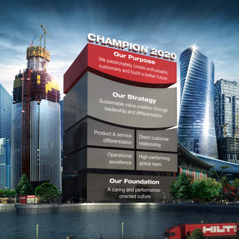 HILTI CHAMPION 2020 행사 연출 - 광고홍보 포트폴리오