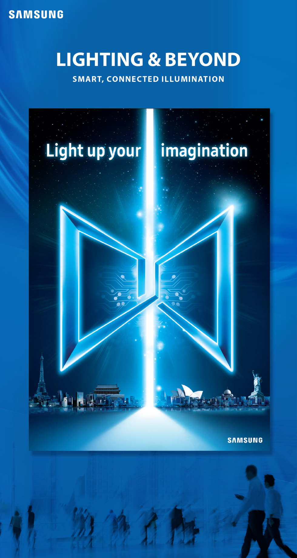 'Light up your imagination' 광고 - 광고홍보 포트폴리오