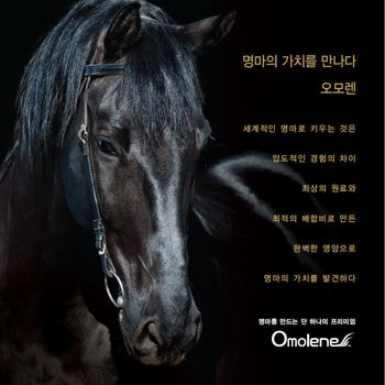 Omolene 오모렌 '명마의 가치를 만나다' 광고 - 광고홍보 포트폴리오